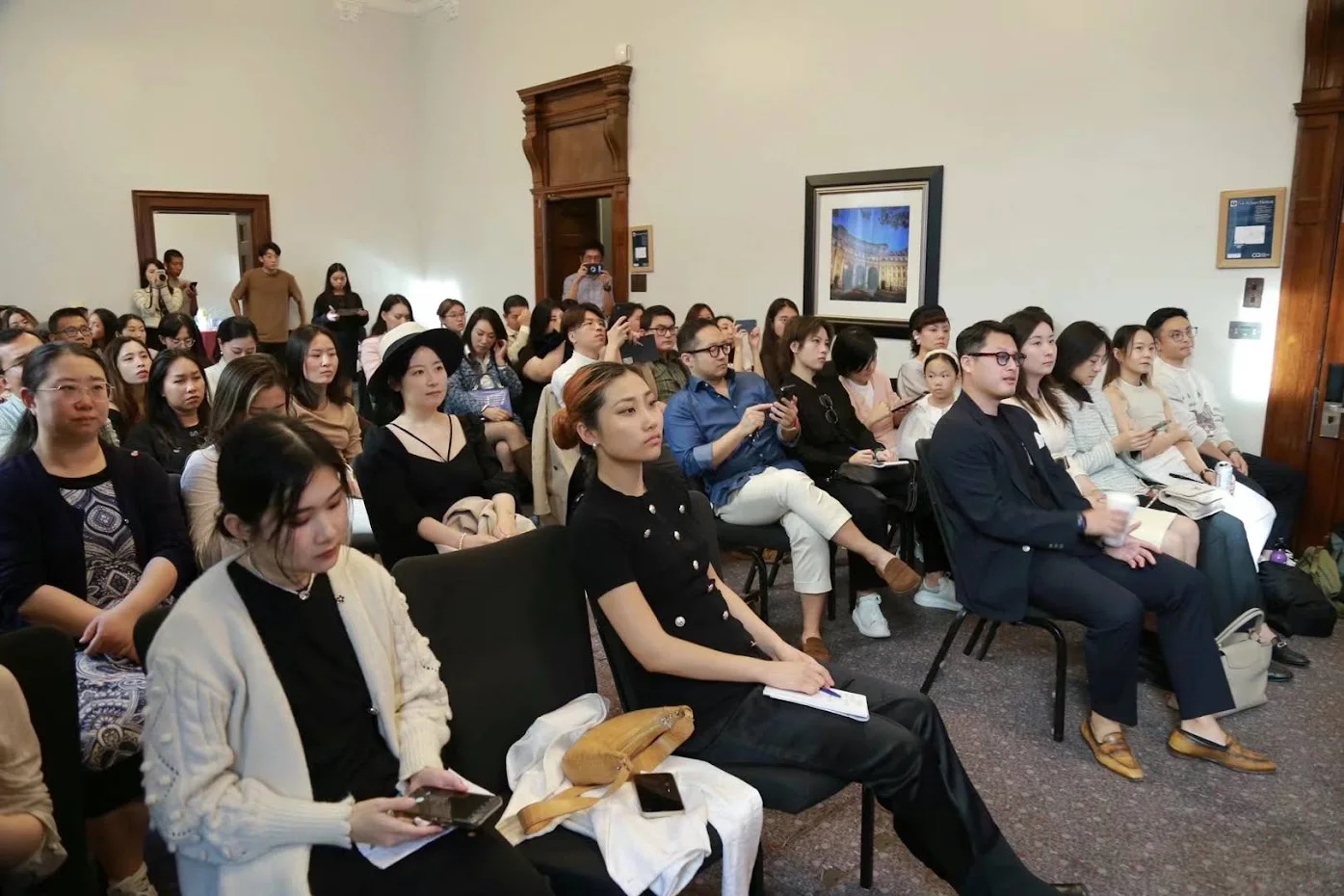 Community gathering during a founder event