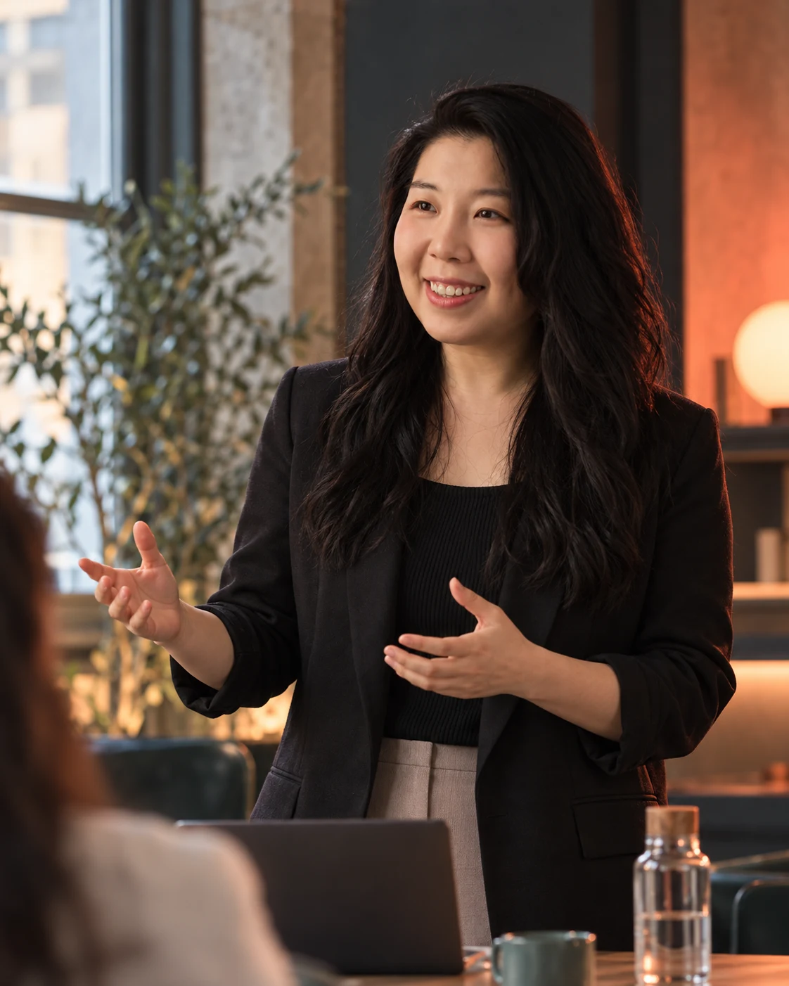 Dolly leading a founder workshop at the June 2025 NEXTidal event.